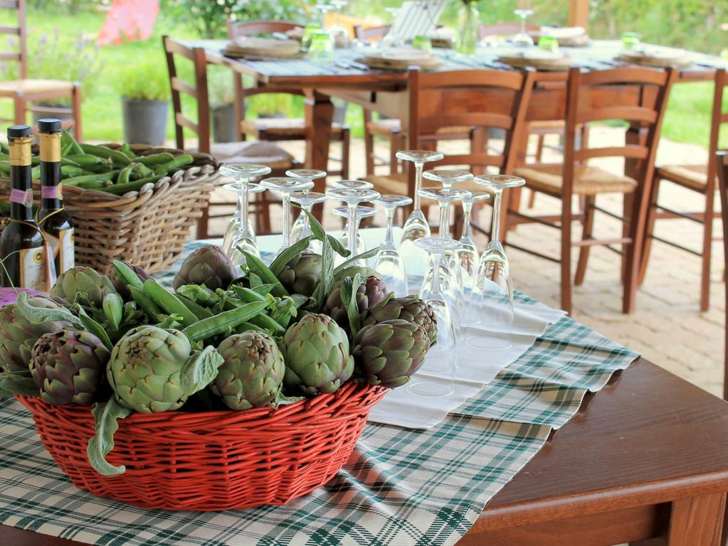 B&B Colle Perrini Country House Casperia ภายนอก รูปภาพ